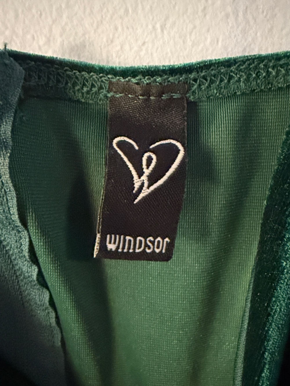 Windsor Deep Green Ruched Mini Dress - Picture 2 of 5